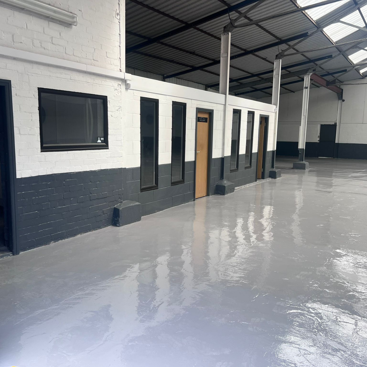 High Build Resin Floor Industrial Spaces Urban Resin Liverpool Northwest UK